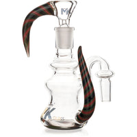 WigWag Dry Ash Catcher Set w/ 14mm Joint, 90˚ Angle, by MK100 Glass