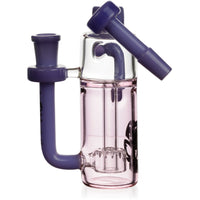 Color Tube Ash Catcher w/ 14mm Joint, 45˚ Angle, by Toxic Glass