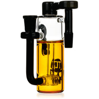 Color Tube Ash Catcher w/ 14mm Joint, 90˚ Angle, by Toxic Glass