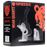7" Sandblasted Sphere Rig, by Bear Quartz