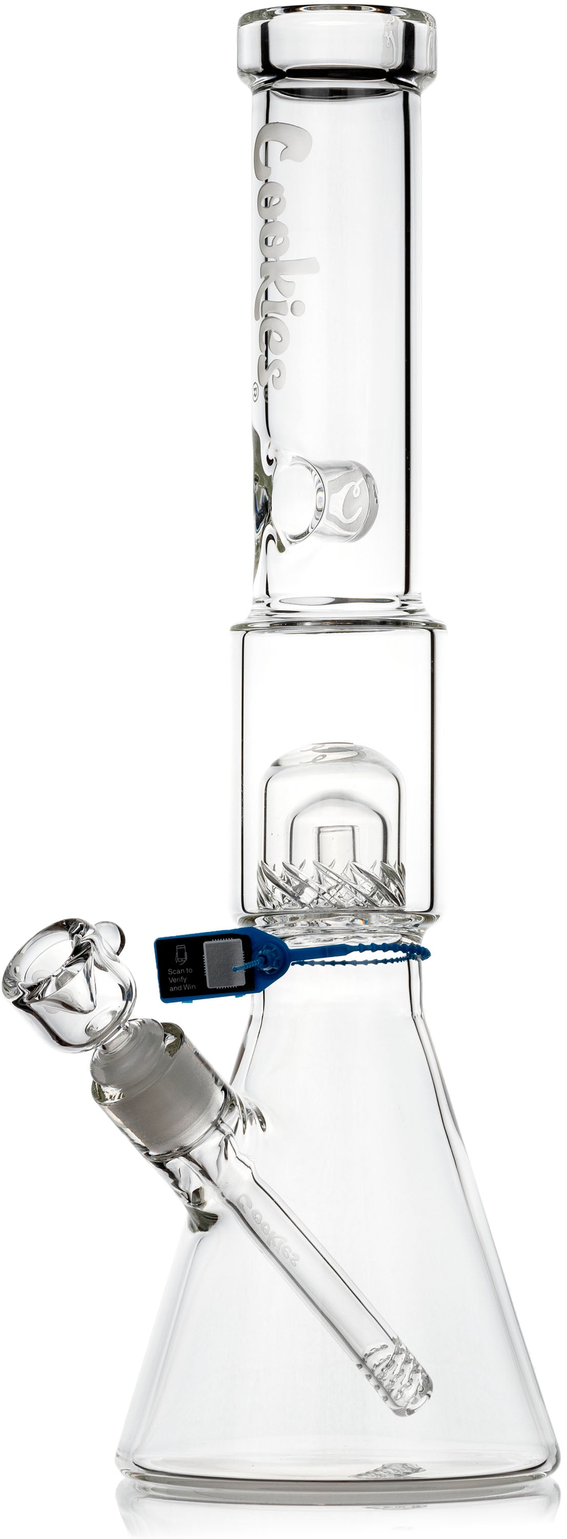 17" 2 Da Dome Beaker Bong, by Cookies Glass