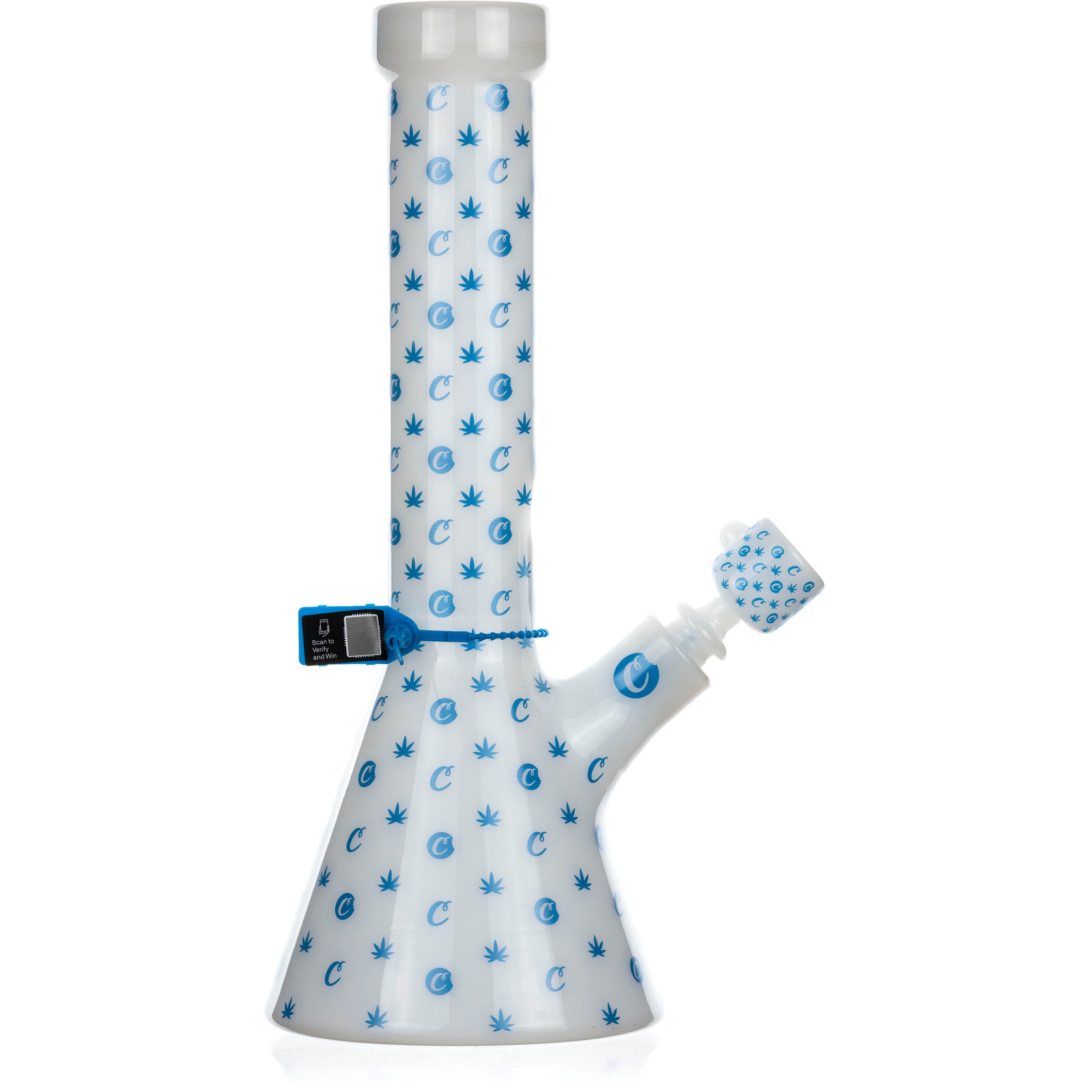 13" V Beaker Bong, by Cookies Glass