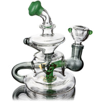 6" Showerhead Recycler, by Diamond Glass (free banger included) - BKRY Inc.