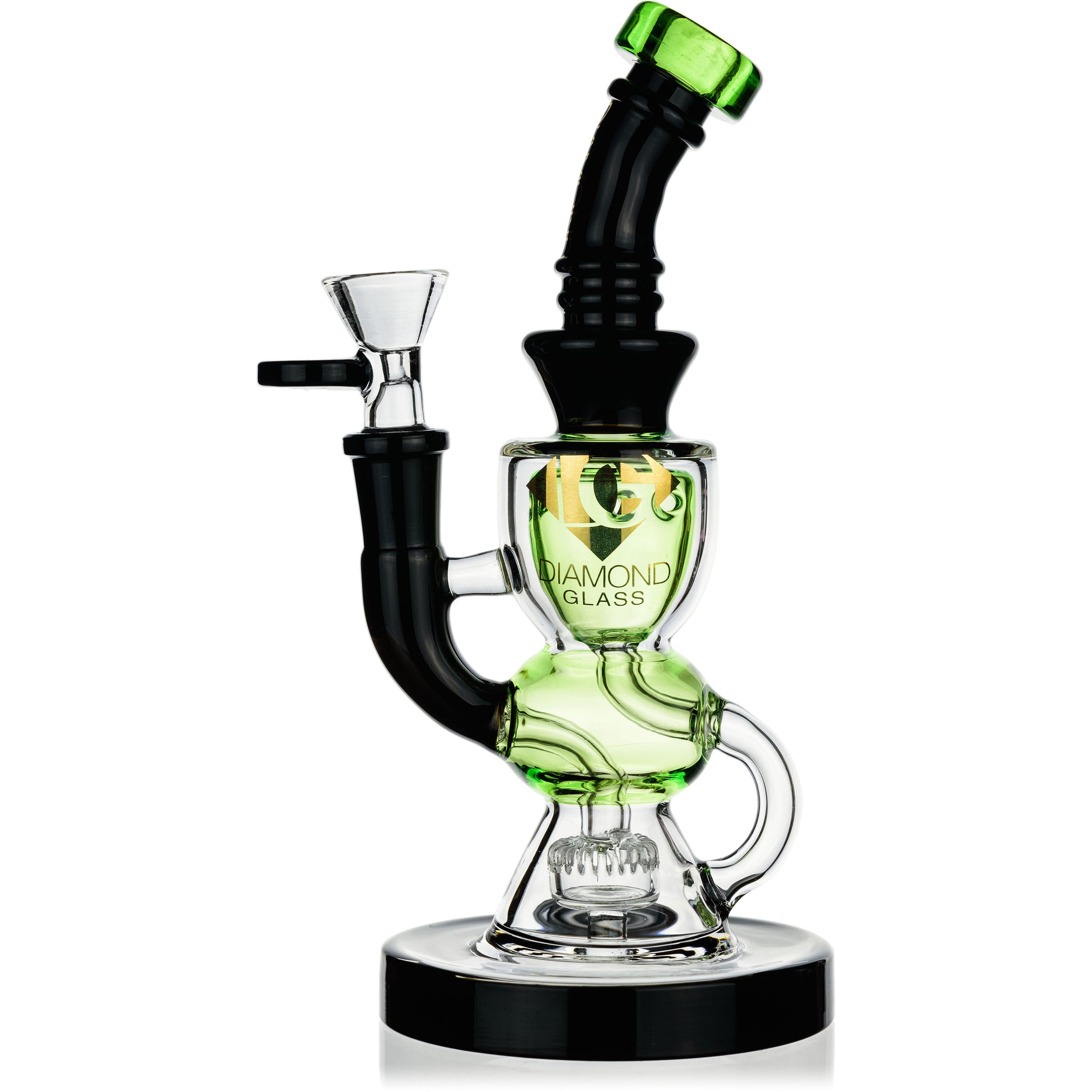 Incycler Rig, by Diamond Glass (free banger included) - BKRY Inc.