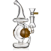 7" Floating Neutron Orb Recycler Rig, by Diamond Glass (free banger included) - BKRY Inc.