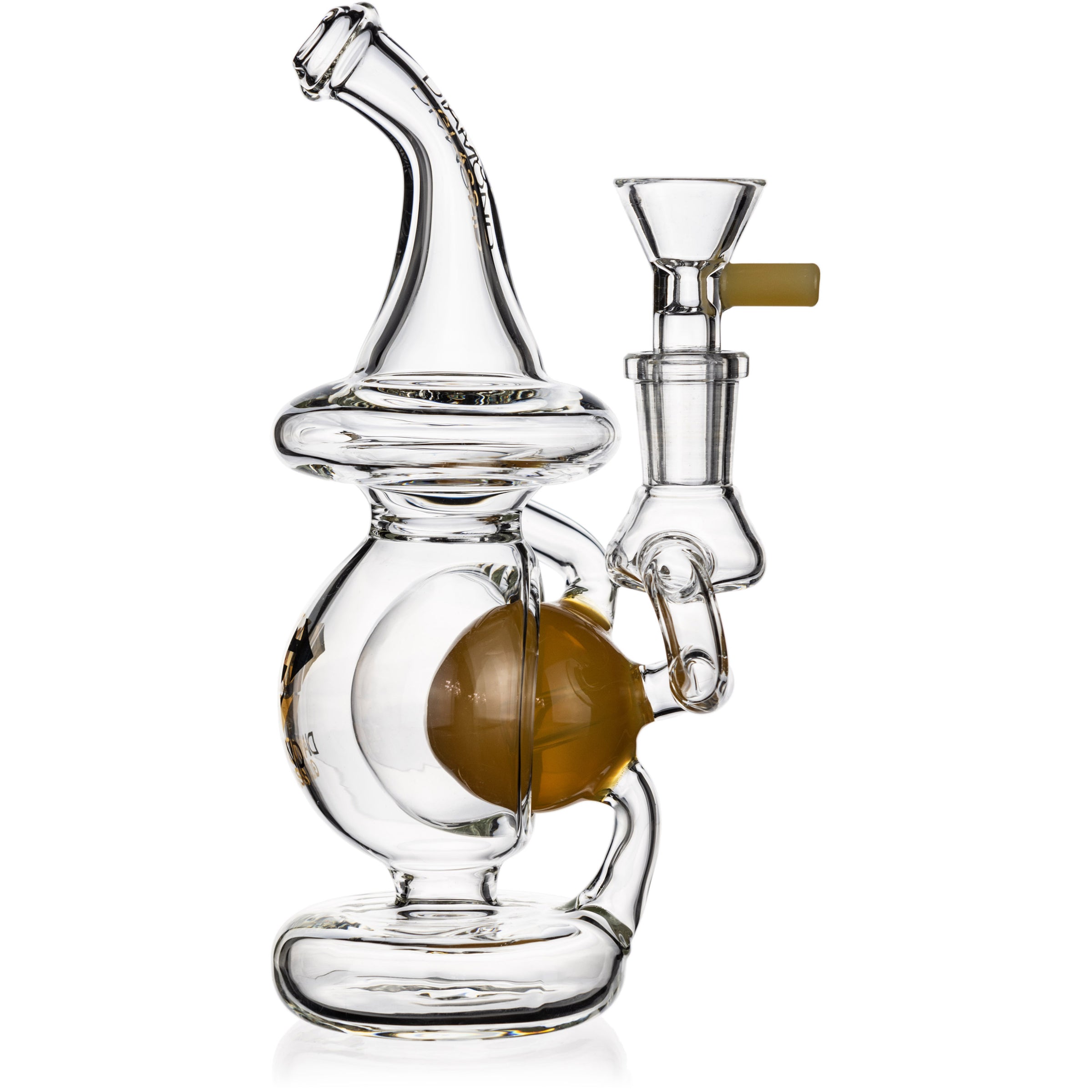 7" Floating Neutron Orb Recycler Rig, by Diamond Glass (free banger included) - BKRY Inc.