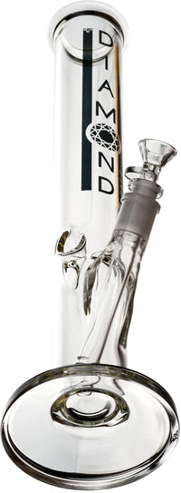 16" Signature Straight Tube Bong, by Diamond Glass