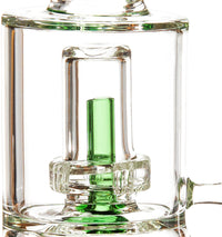 11" Rig w/ Showerhead + Hammer Perc, by Diamond Glass (free banger included) - Bat Kountry