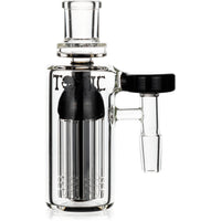 Multi-Arm Tree Perc Ash Catcher w/ 14mm Joint, 90˚ Angle, by Toxic Glass