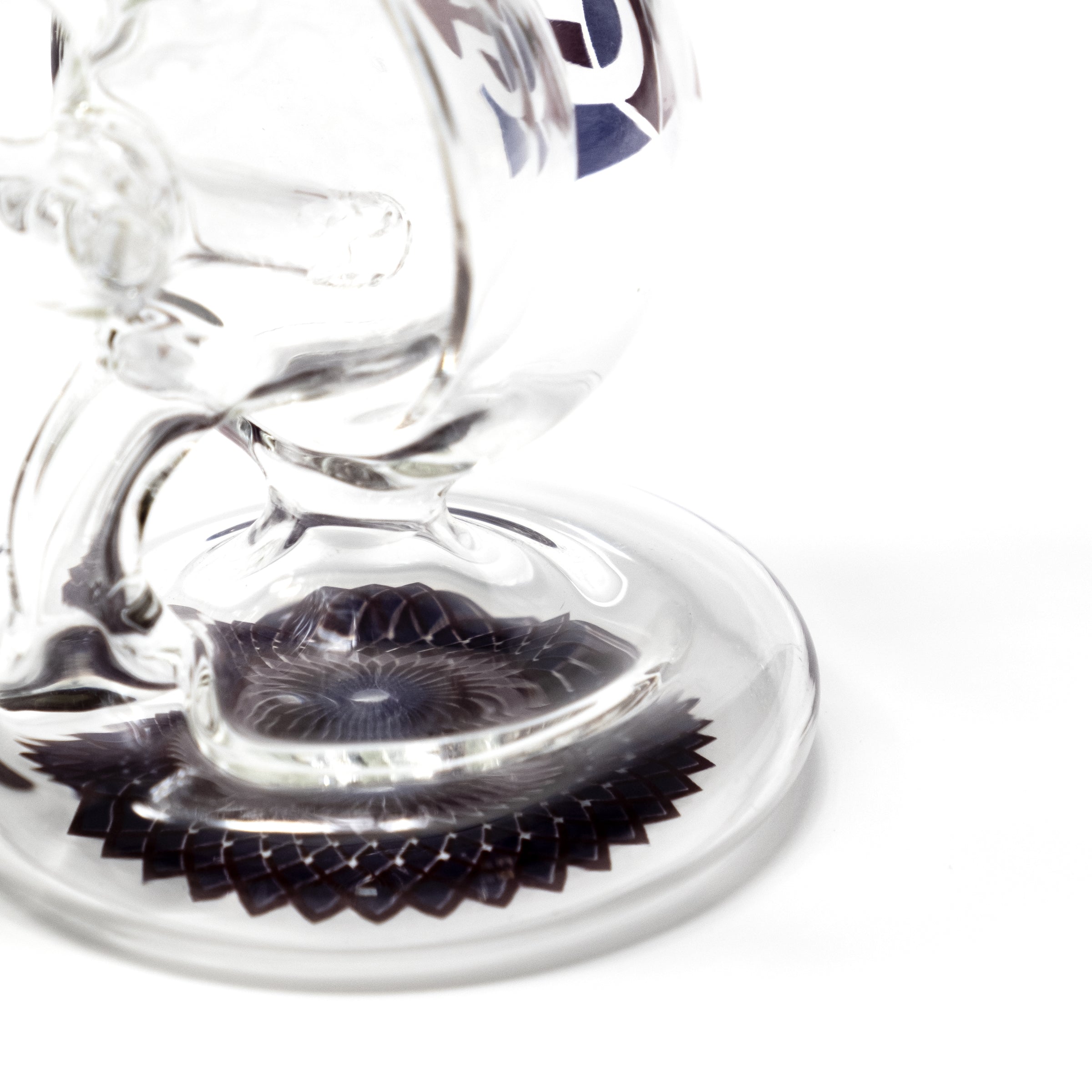 7" Orb Recycler Rig, by Diamond Glass (free banger included) - Bat Kountry