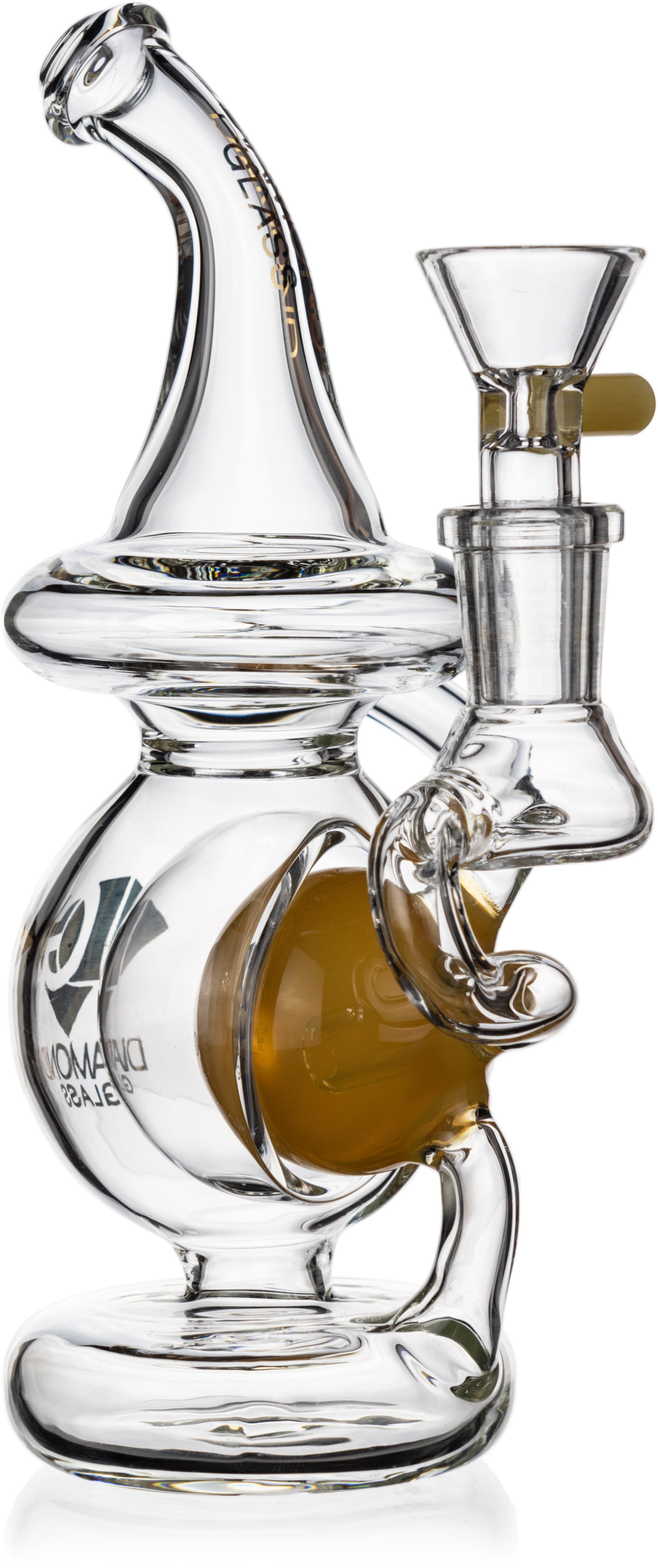 7" Floating Neutron Orb Recycler Rig, by Diamond Glass (free banger included) - Bat Kountry