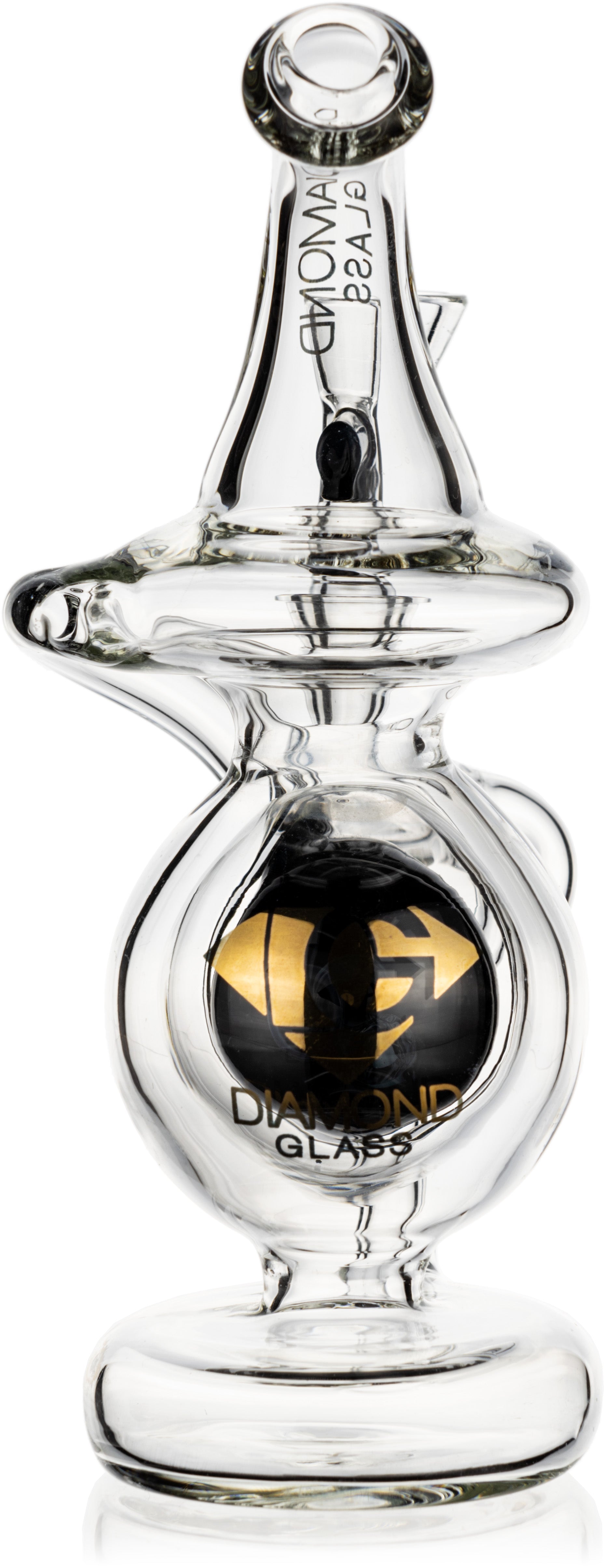 7" Floating Neutron Orb Recycler Rig, by Diamond Glass (free banger included) - Bat Kountry