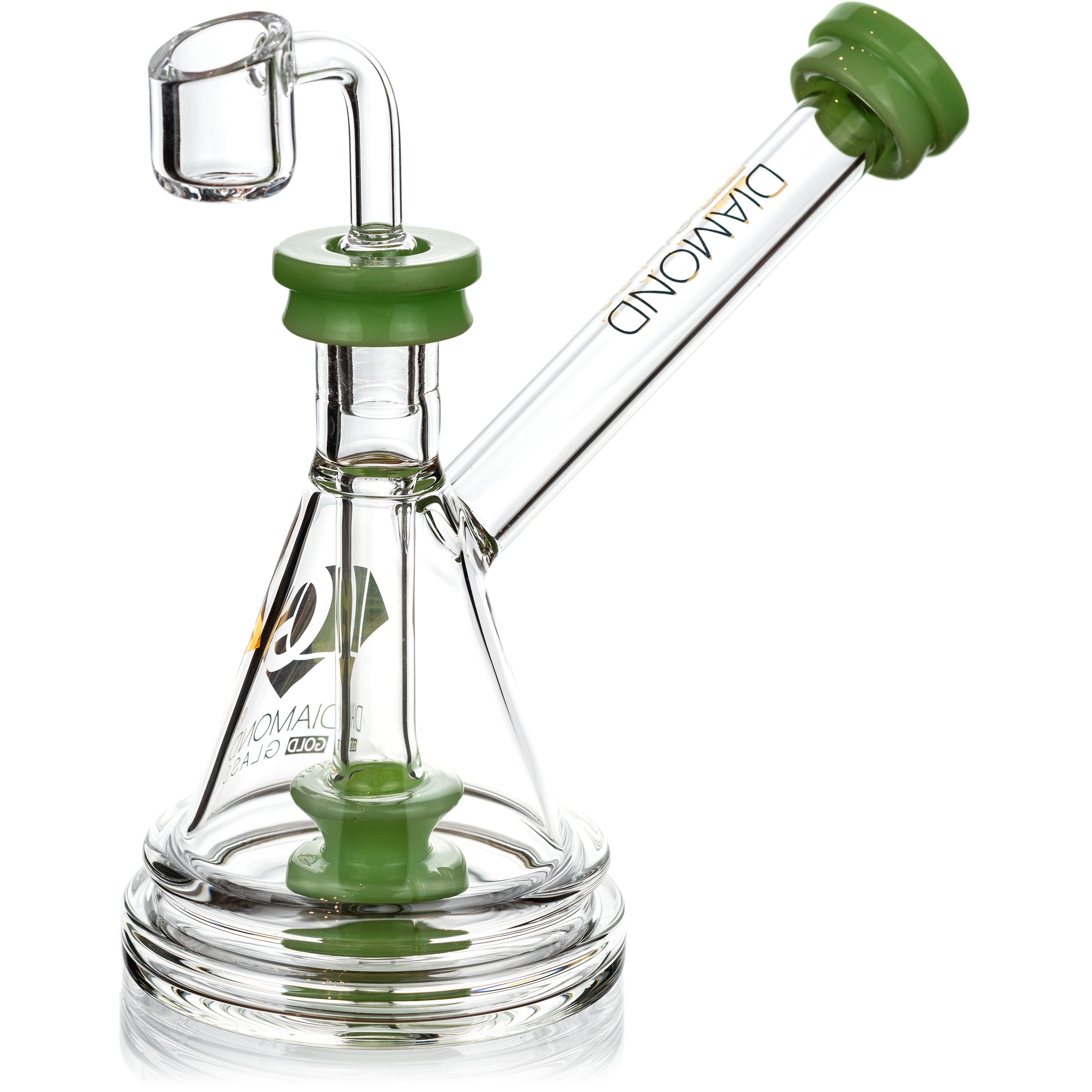 Pyramid Rig, by Diamond Glass (free banger included) - Bat Kountry