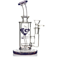 8" Incycler Cross Rig, by Diamond Glass (free banger included)