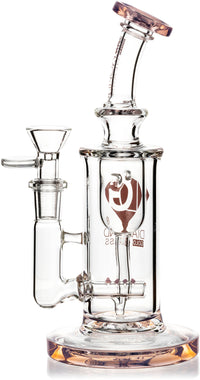 8" Incycler Cross Rig, by Diamond Glass (free banger included)