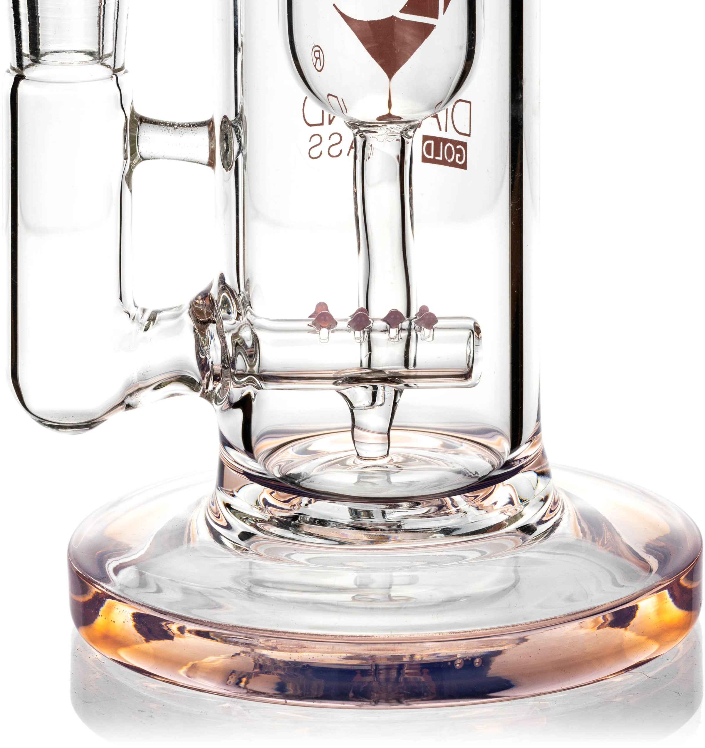 8" Incycler Cross Rig, by Diamond Glass (free banger included)