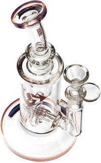 8" Incycler Cross Rig, by Diamond Glass (free banger included)