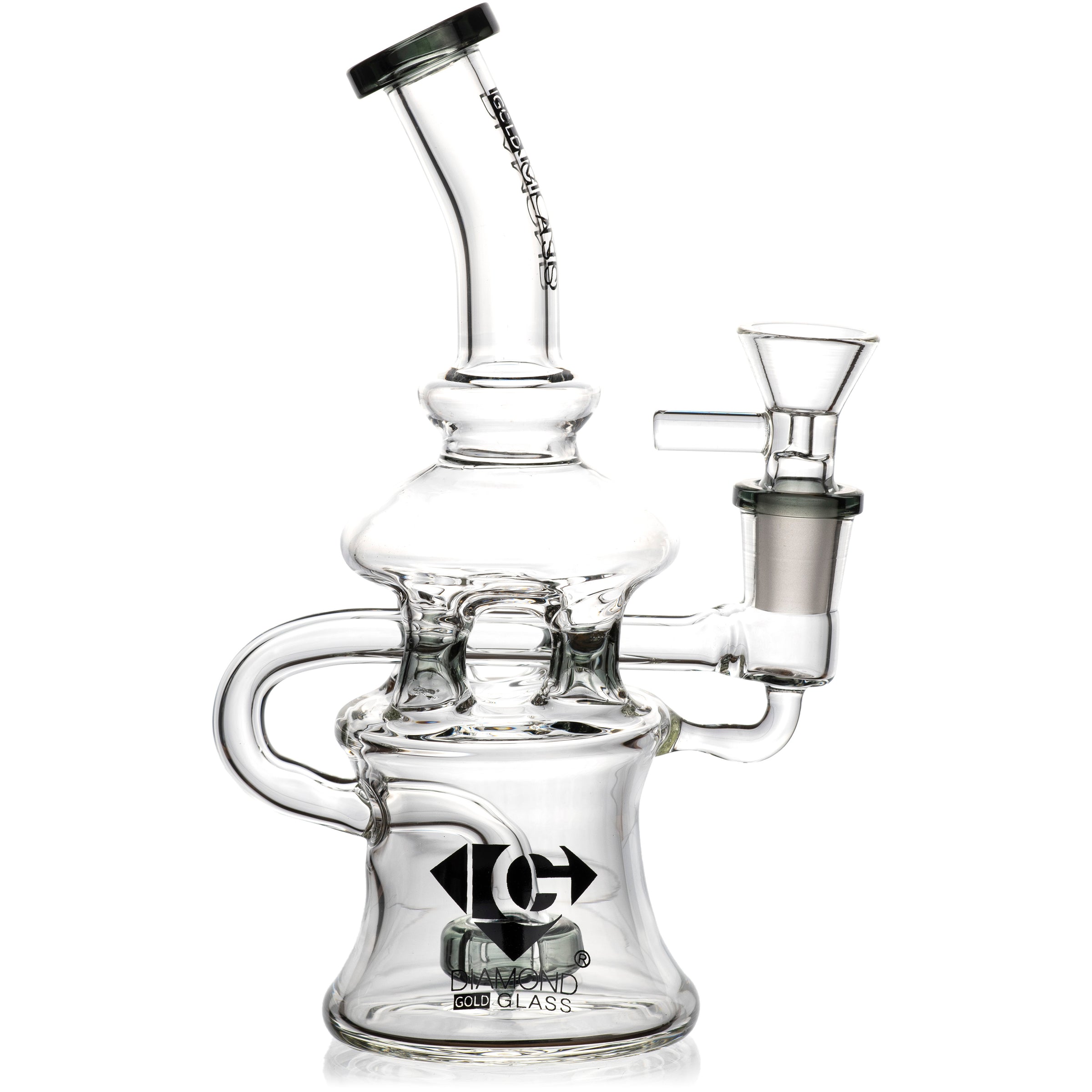 7” Diamond Cyclist Recycler, by Diamond Glass (free banger included)