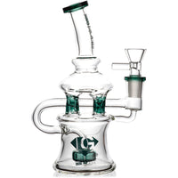 7” Diamond Cyclist Recycler, by Diamond Glass (free banger included)