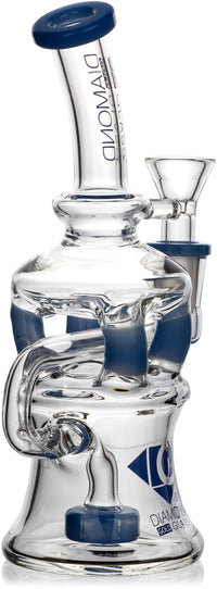 7” Diamond Cyclist Recycler, by Diamond Glass (free banger included)