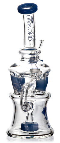 7” Diamond Cyclist Recycler, by Diamond Glass (free banger included)