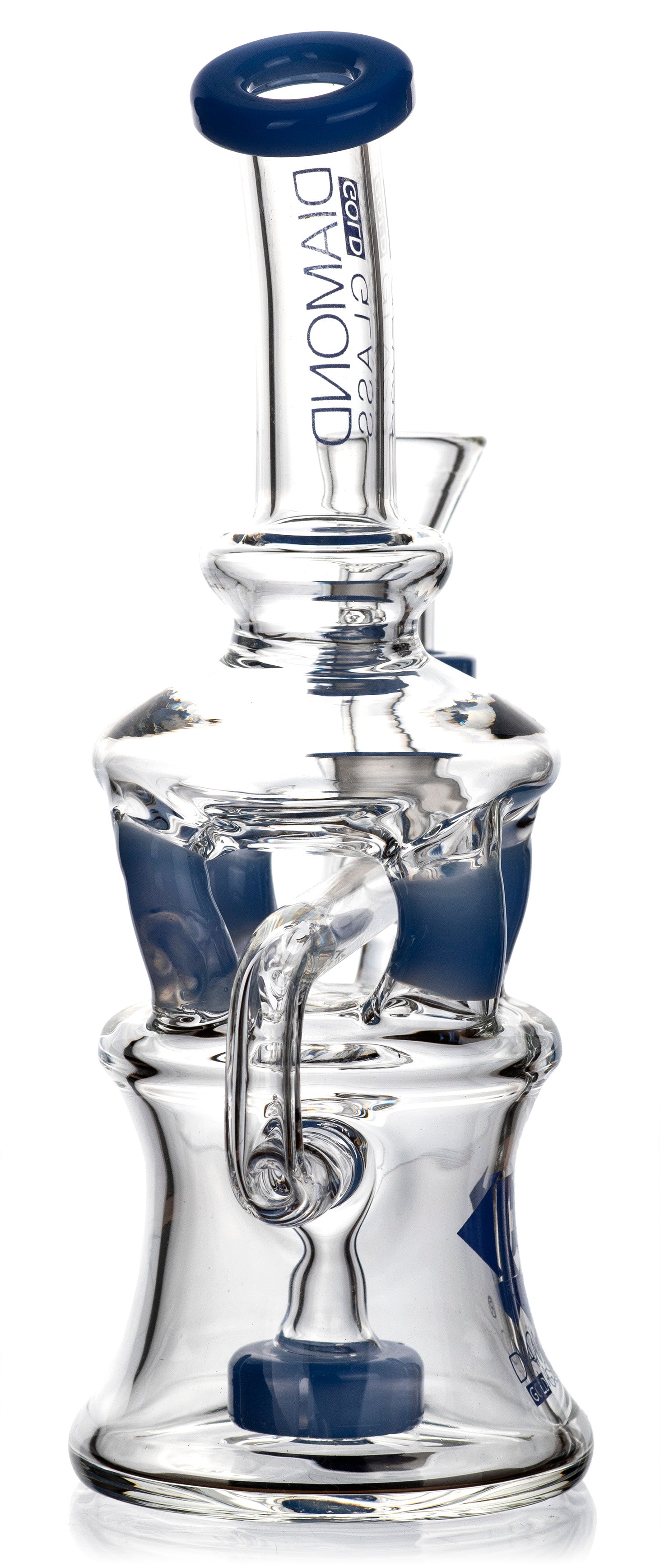 7” Diamond Cyclist Recycler, by Diamond Glass (free banger included)