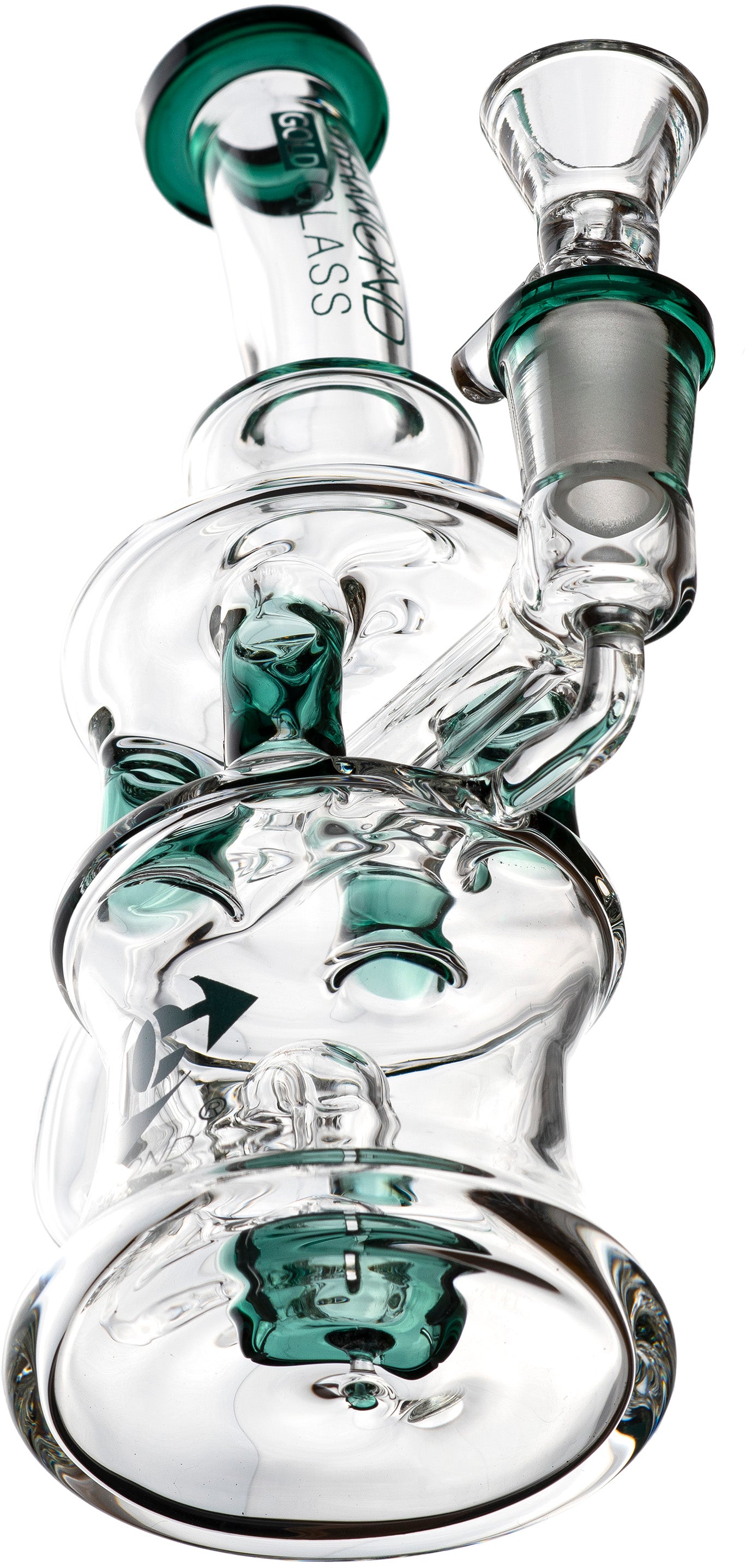 7” Diamond Cyclist Recycler, by Diamond Glass (free banger included)