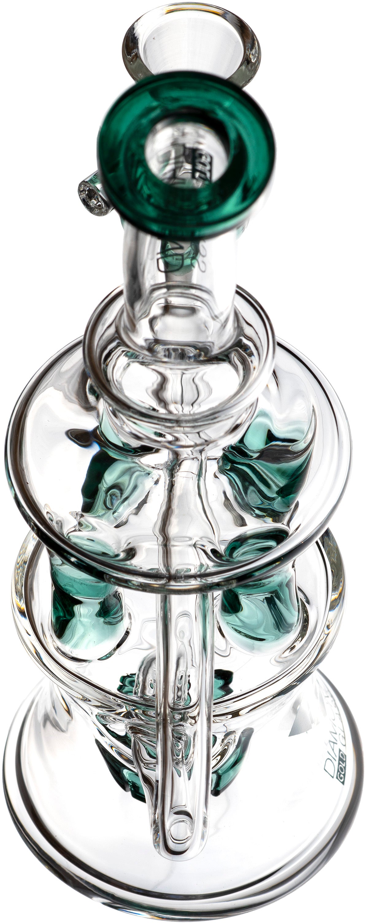 7” Diamond Cyclist Recycler, by Diamond Glass (free banger included)