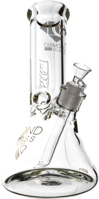 10” 9mm Heavy Thick Beaker Bong, by Diamond Glass
