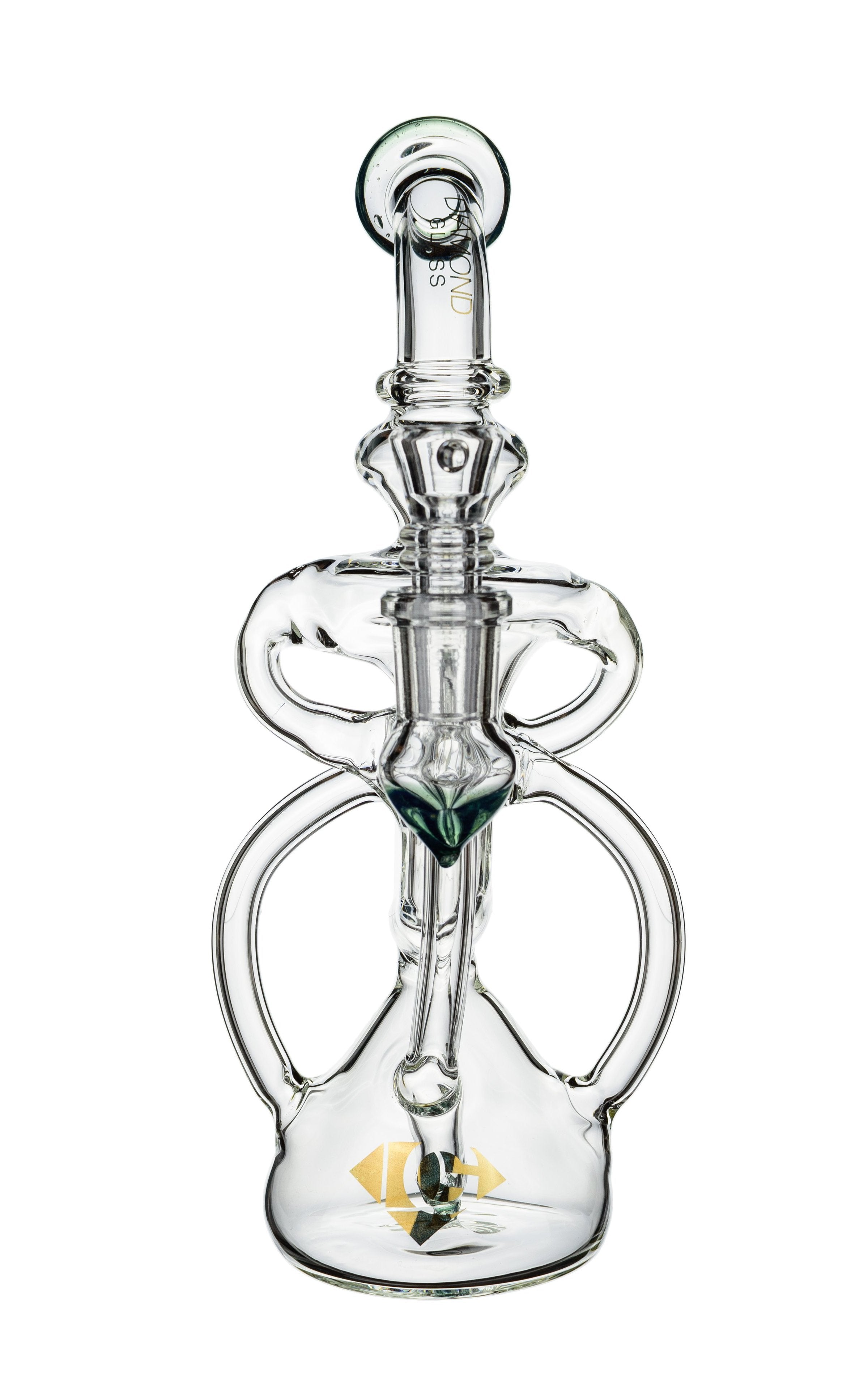 9" Wu-Cycler Rig, by Diamond Glass (free banger included) - Bat Kountry