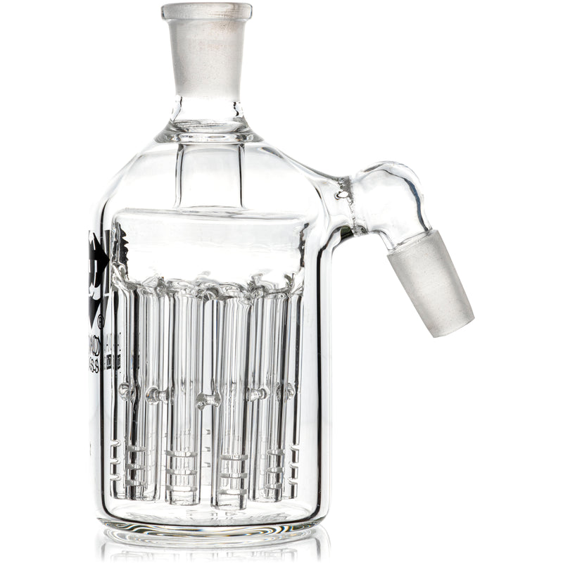 11 Arm Tree Perc Ash Catcher w/ 14mm Joint, 45˚ Angle, by Diamond Glass
