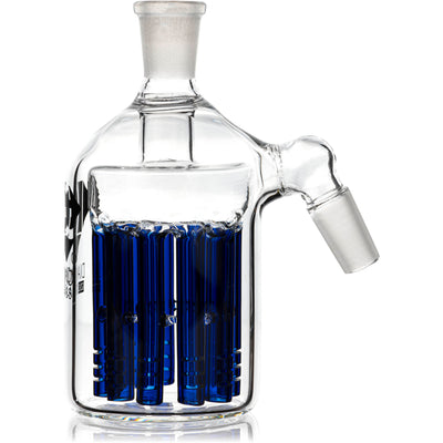 11 Arm Tree Perc Ash Catcher w/ 14mm Joint, 45˚ Angle, by Diamond Glass - BKRY Inc.