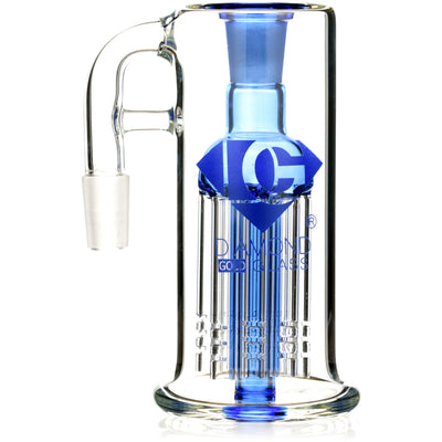 8 Arm Ash Catcher w/ 14mm Joint, 90˚ Angle, by Diamond Glass - BKRY Inc.