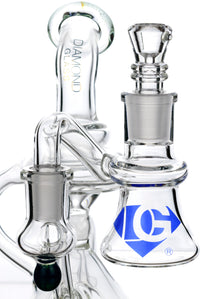 Dry Catcher w/ 14mm Joint, 90˚ Angle, by Diamond Glass