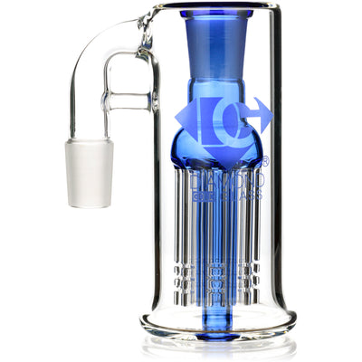 8 Arm Ash Catcher w/ 18mm Joint, 90˚ Angle, by Diamond Glass - BKRY Inc.