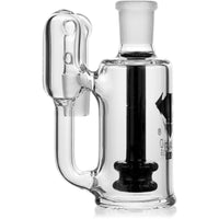 Ash Catcher w/ 18mm Joint, 90˚ Angle, Recycler Double Showerhead by Diamond Glass