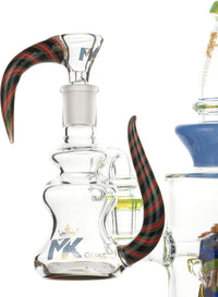 WigWag Dry Ash Catcher Set w/ 14mm Joint, 90˚ Angle, by MK100 Glass