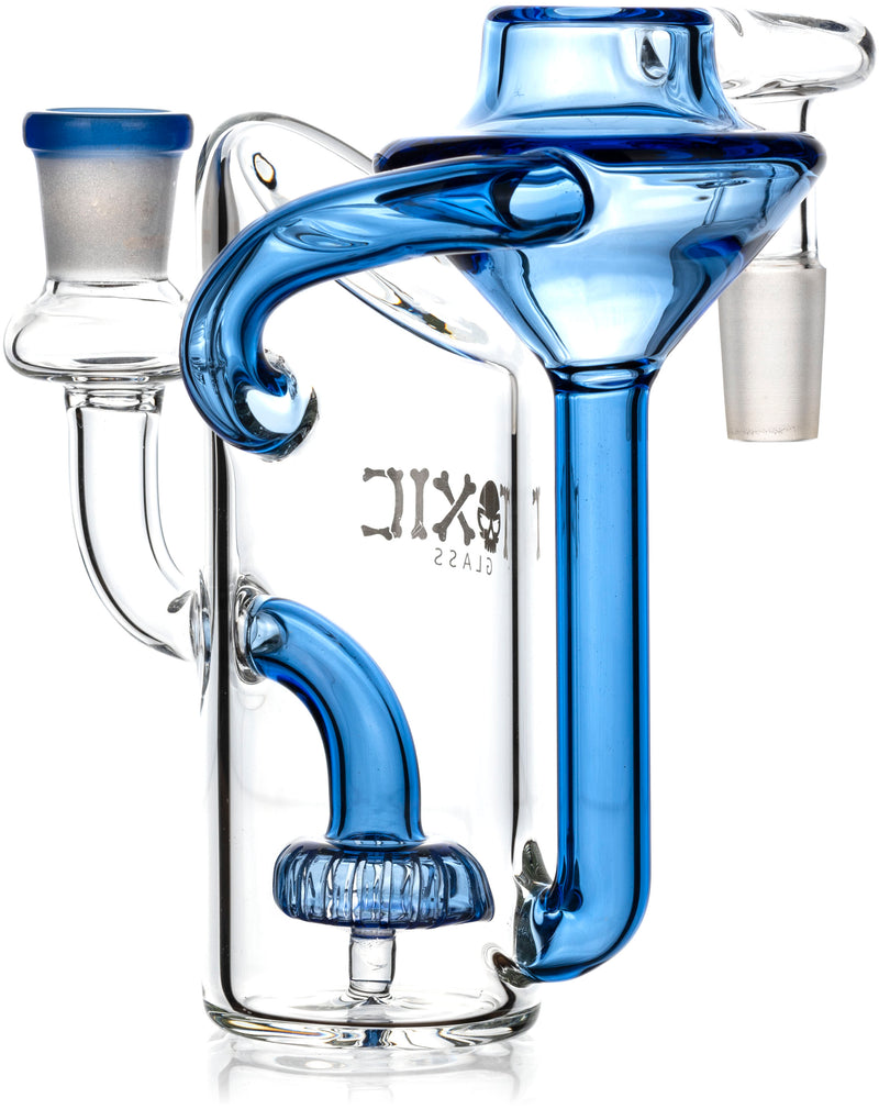 UFO Recycler Ash Catcher w/ 14mm Joint, 90˚ Angle, by Toxic Glass