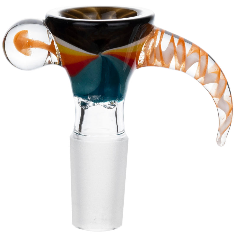 Screen Horns 14mm Zebra Horn Screen Bowl, by Diamond Glass – BKRY Inc.