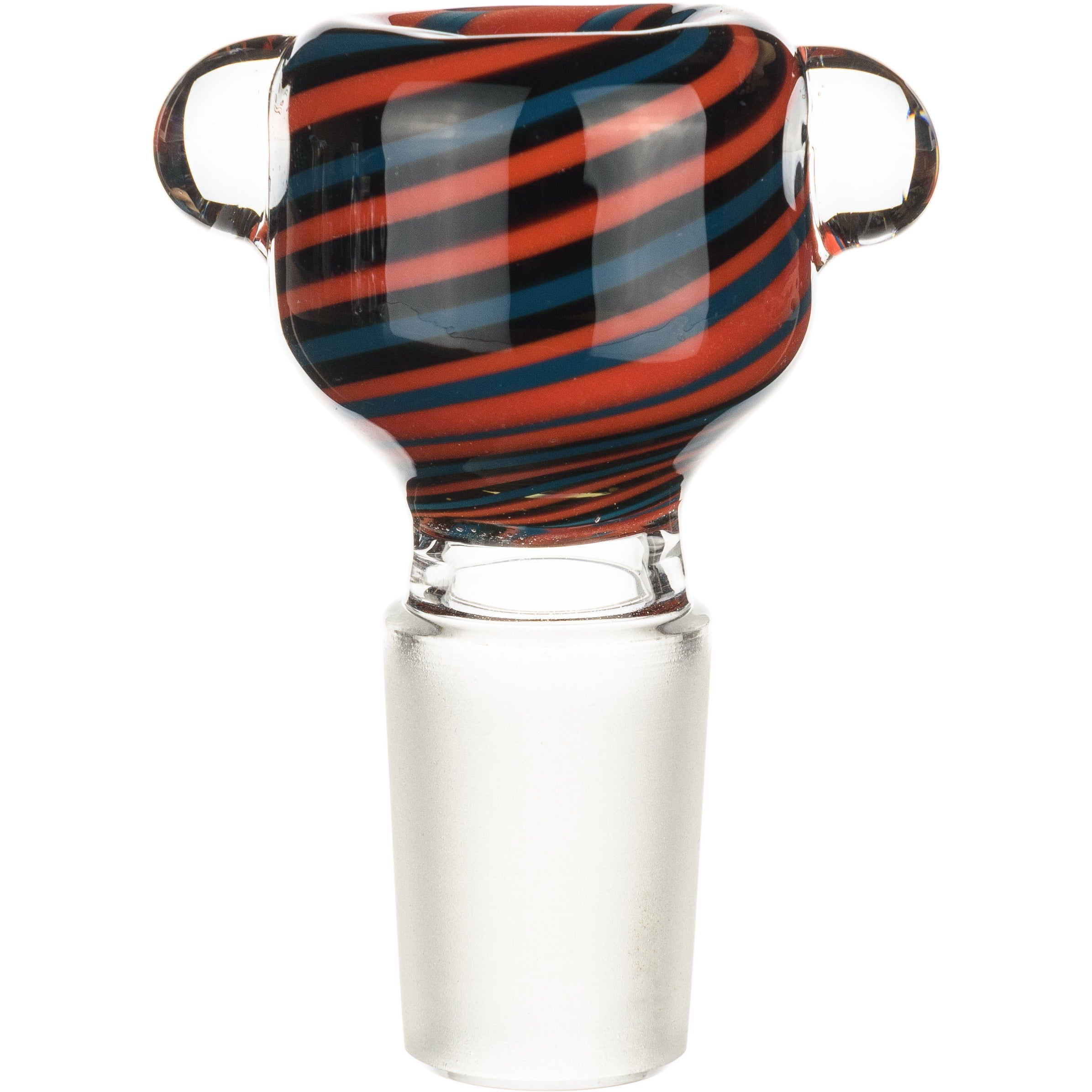 18mm Candy Striped Male Bowl - BKRY Inc.