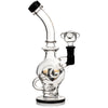 10" Orb Recycler Rig, by Diamond Glass (free banger included)