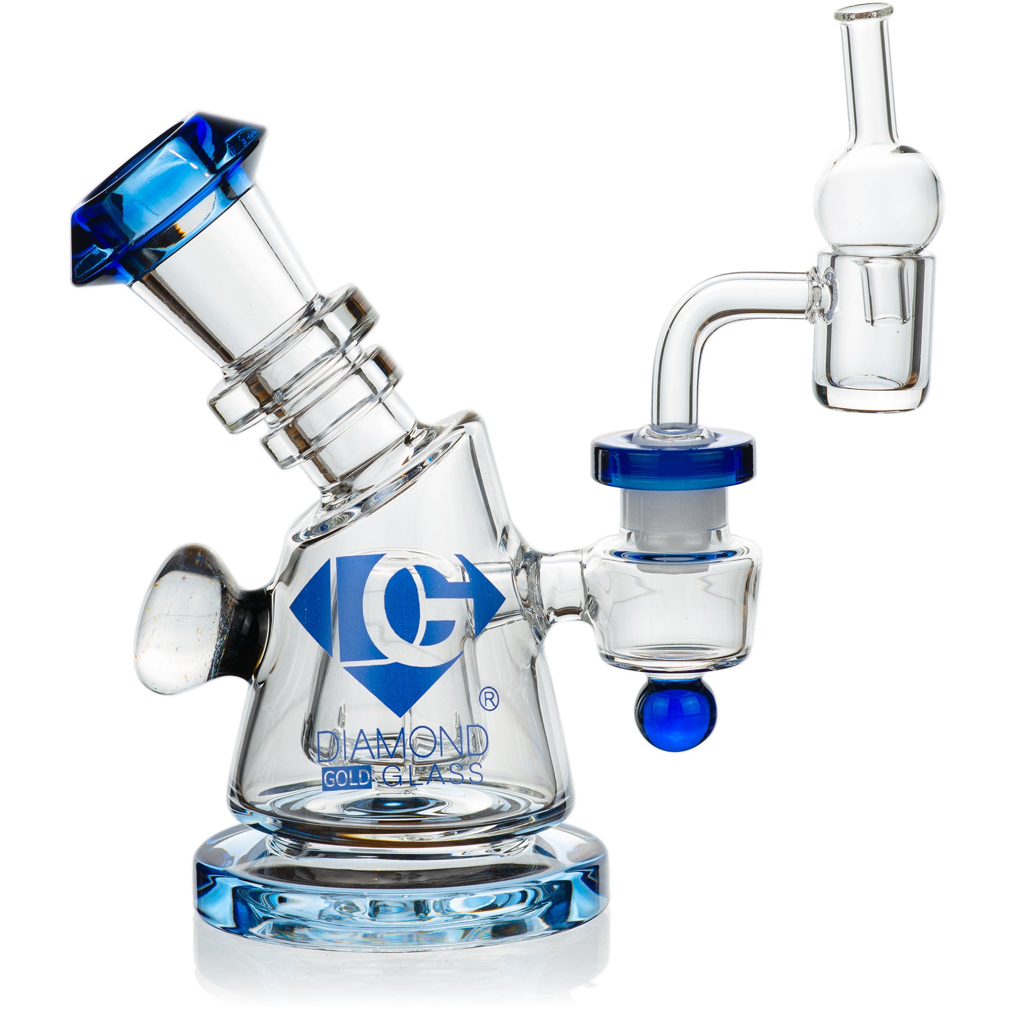 5” Micro Mallet Rig, by Diamond Glass (free banger included)