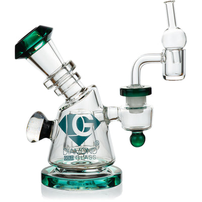 5” Micro Mallet Rig, by Diamond Glass (free banger included)