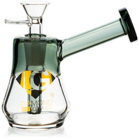 Hammer 2 tone Bubbler, by Diamond Glass (free banger included)