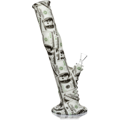 13" Silicone Bong w/ Comic, Cash or Camouflage Graphics - BKRY Inc.