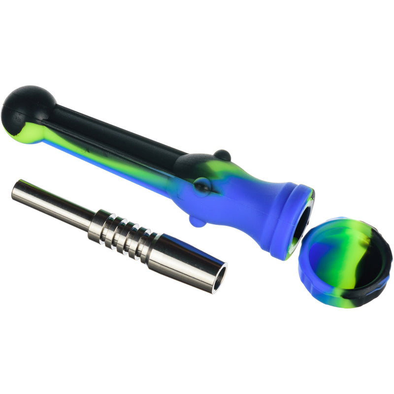 Silicone Honey Straw w/ Titanium Nail