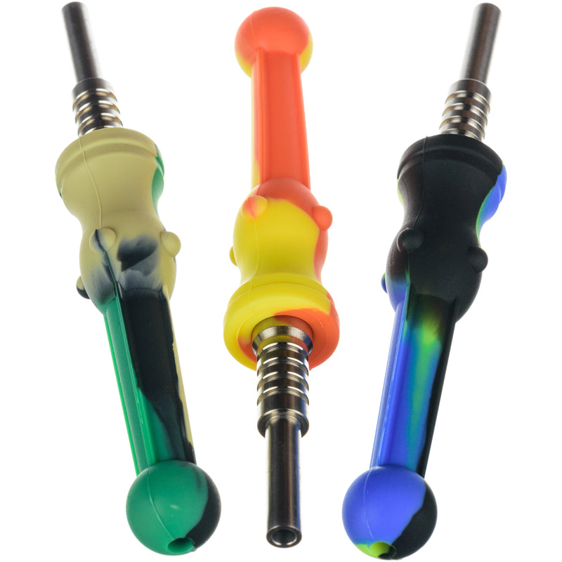 Silicone Honey Straw w/ Titanium Nail
