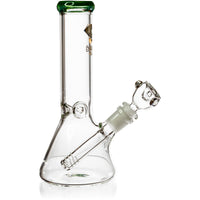 8" Mini Ice Pinch Beaker Water Pipe | Diamond Glass