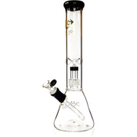 14" Beaker Bong w/ Matrix UFO Perc, by Diamond Glass