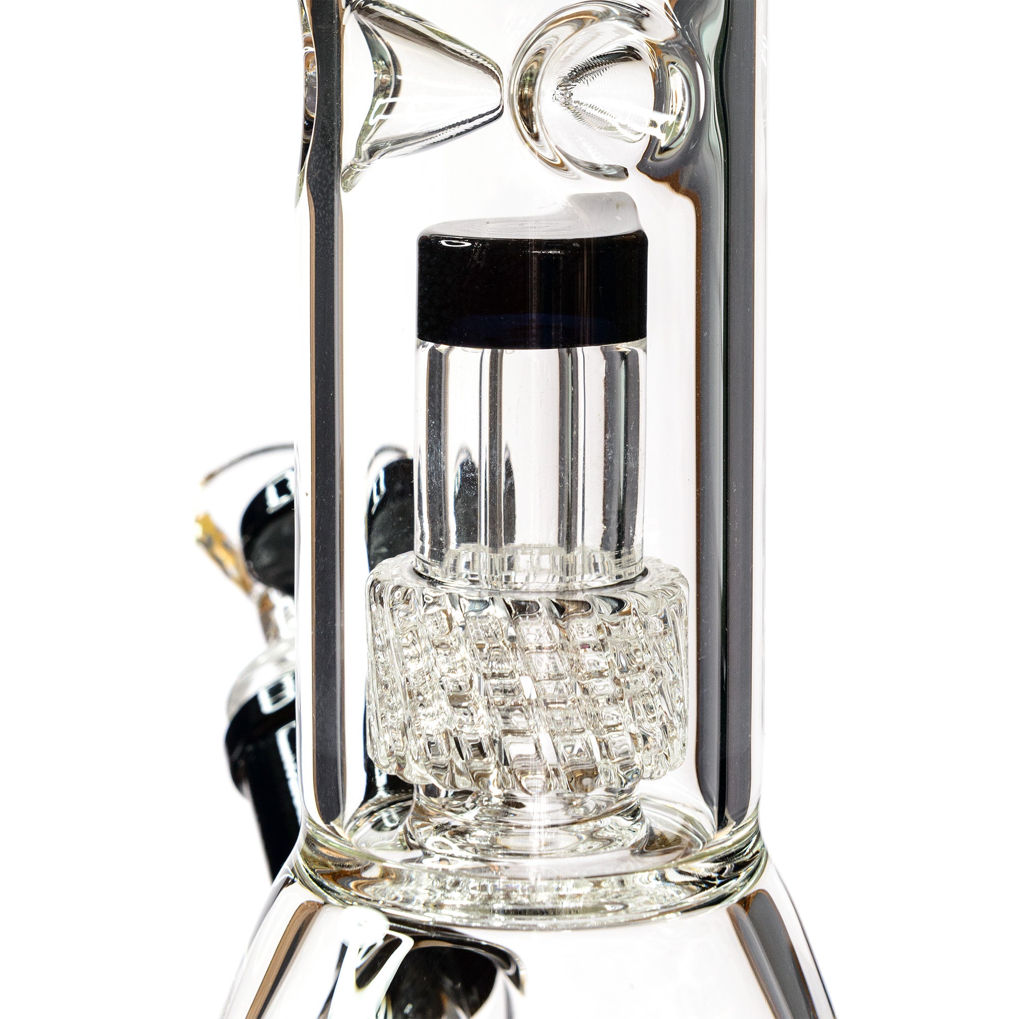 14" Beaker Bong w/ Matrix UFO Perc, by Diamond Glass